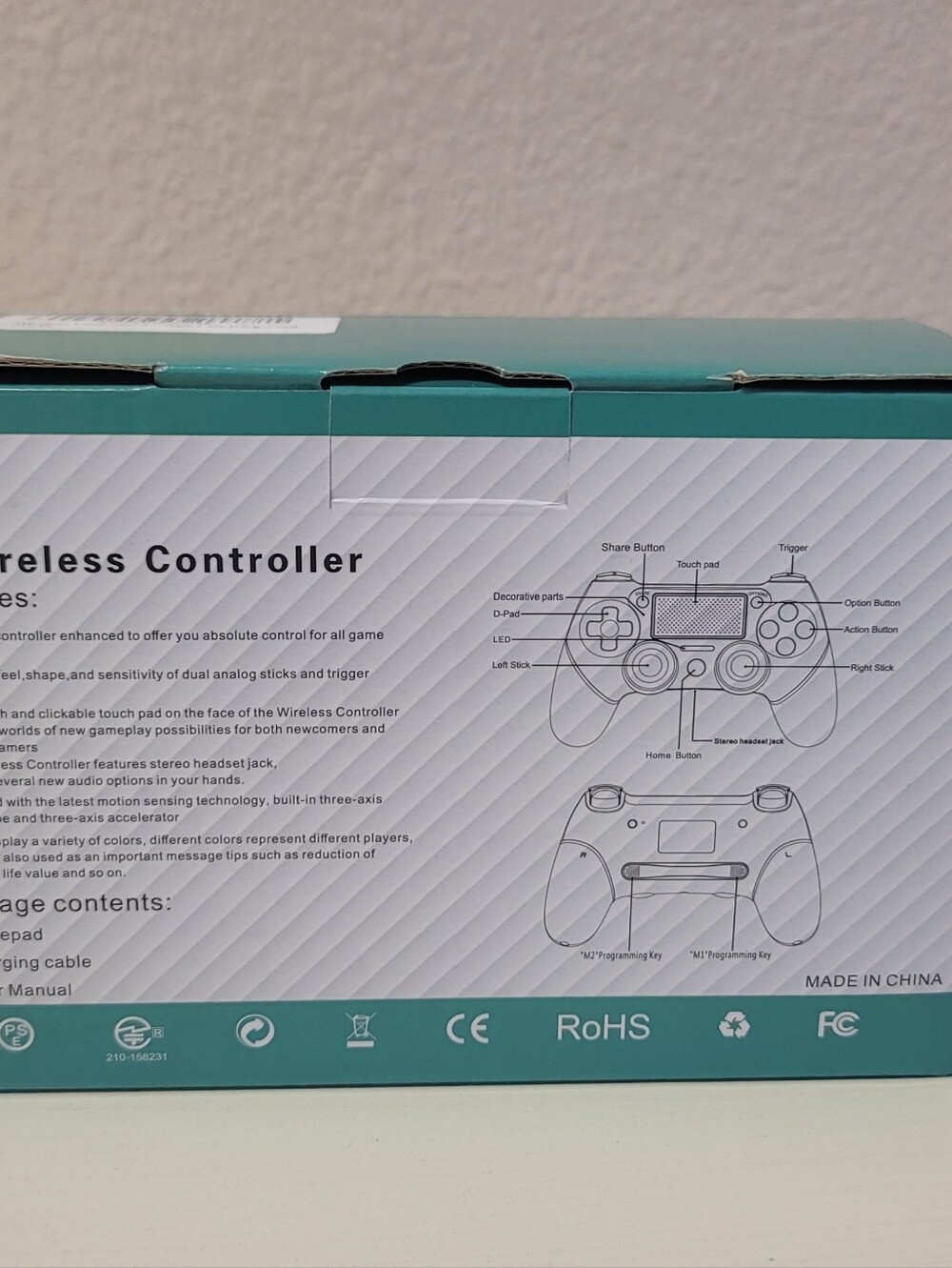 PS4 Style Wireless Controller - Picture 9 of 11